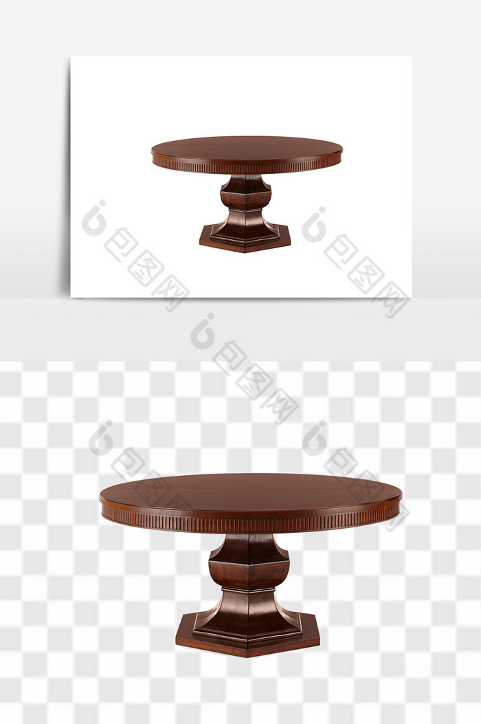 红木家具圆形桌子图片图片