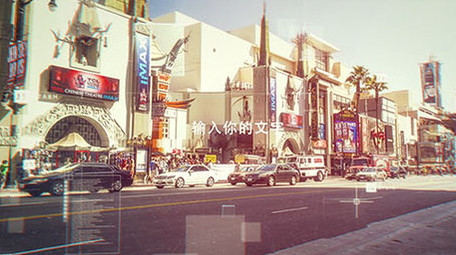 全息科技图文展示AE模板