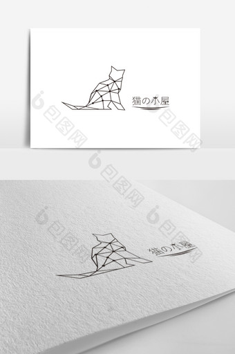 时尚日式清新宠物店logo图片