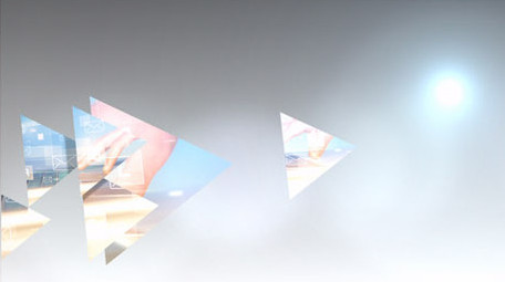 箭头商务科技图文片头