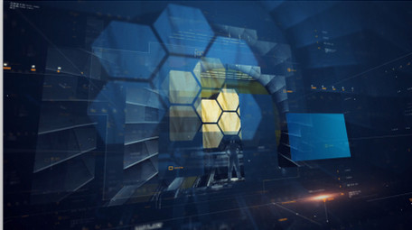 全息科技空间企业商务<strong>图文</strong>展示片头AE模板