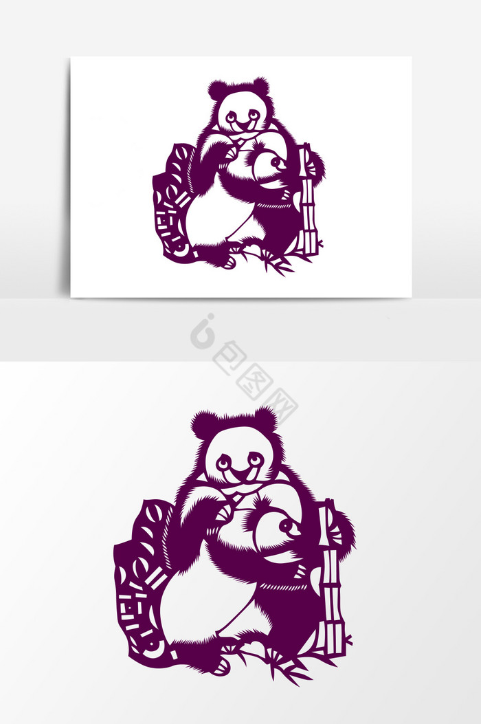 中国熊猫竹子