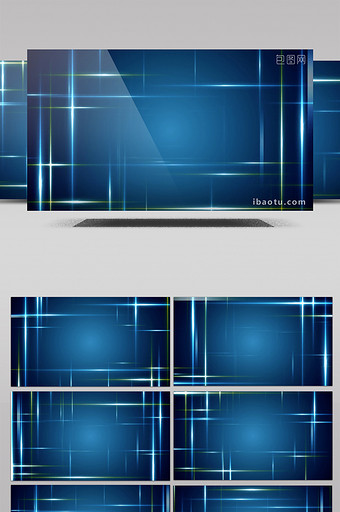 蓝色炫酷粒子线条动感科技互联网背景素材图片
