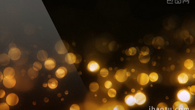 无限循环金色粒子颁奖舞台装饰背景