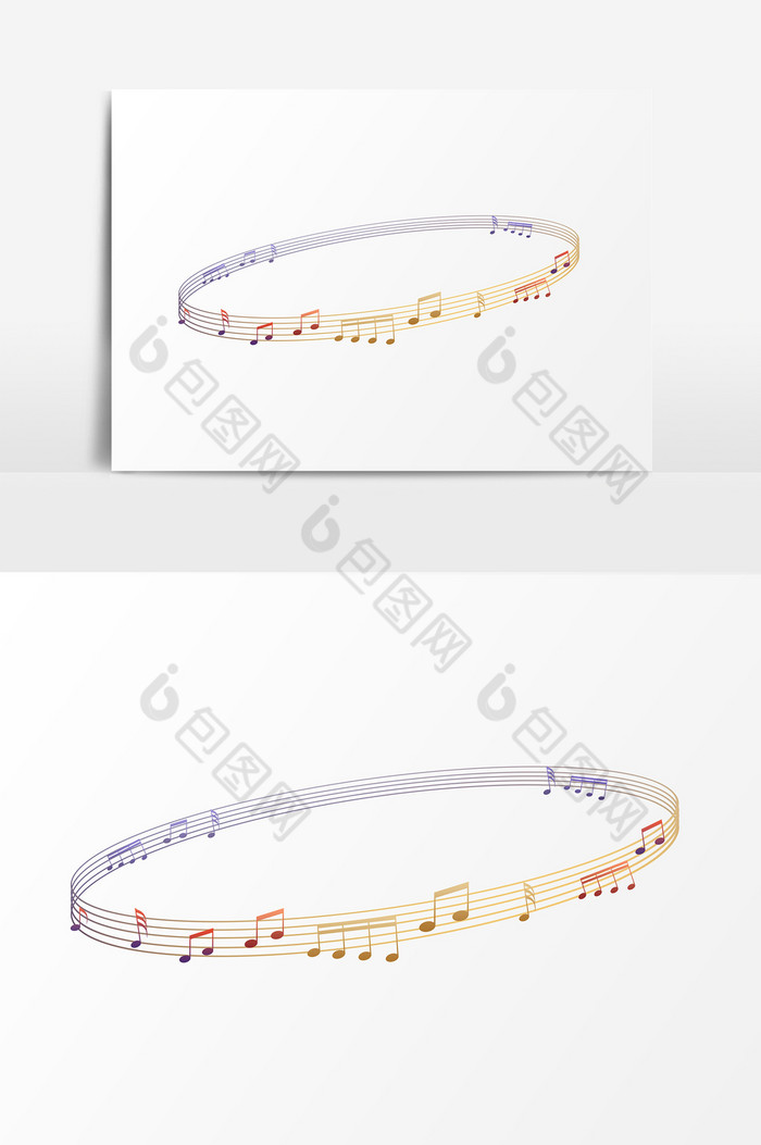 音乐圆环PSD图片图片
