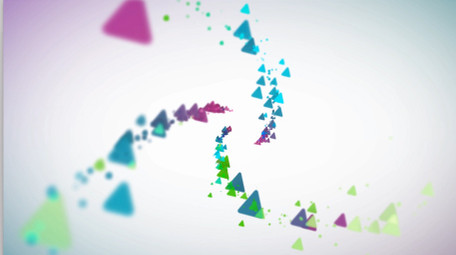 3种图形粒子螺旋汇聚logo片头AE模板