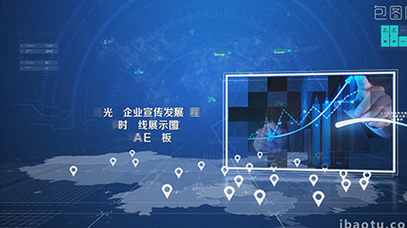 光线企业宣传发展历程时间线展示图文模板