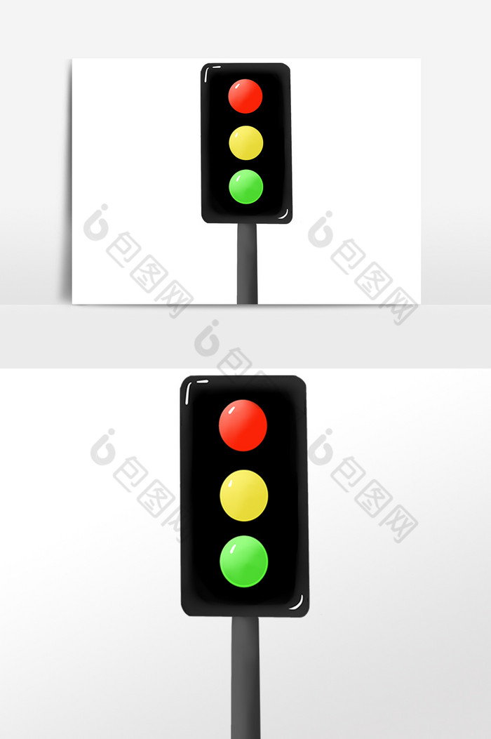 立式交通安全红绿灯图片图片