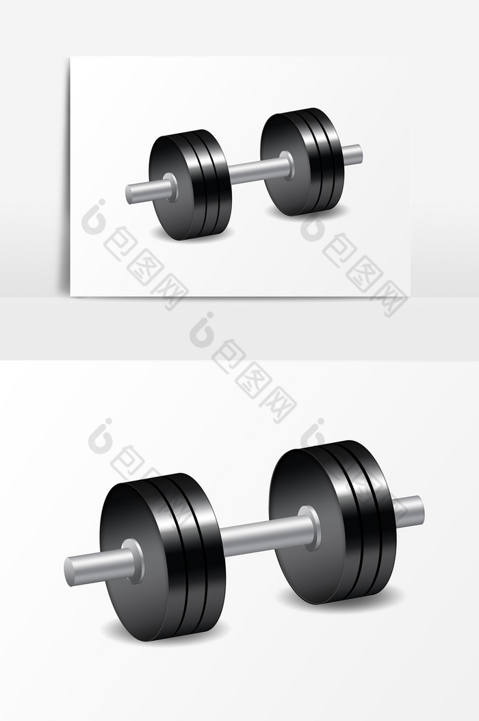 杠铃健身PSD图片图片