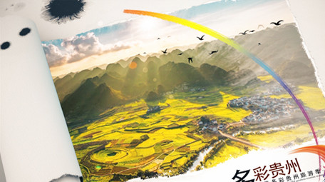 唯美干净风景企业宣传片片头