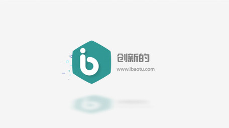 简约扁平化图形LOGO动画片头AE模板