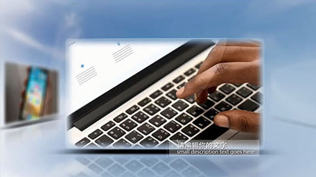 互联网科技企业图文展示AE模板