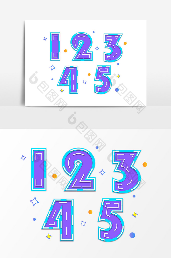 数字5数字4数字3图片