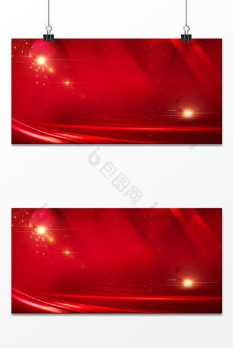 红色新年年会感恩节背景设计图片