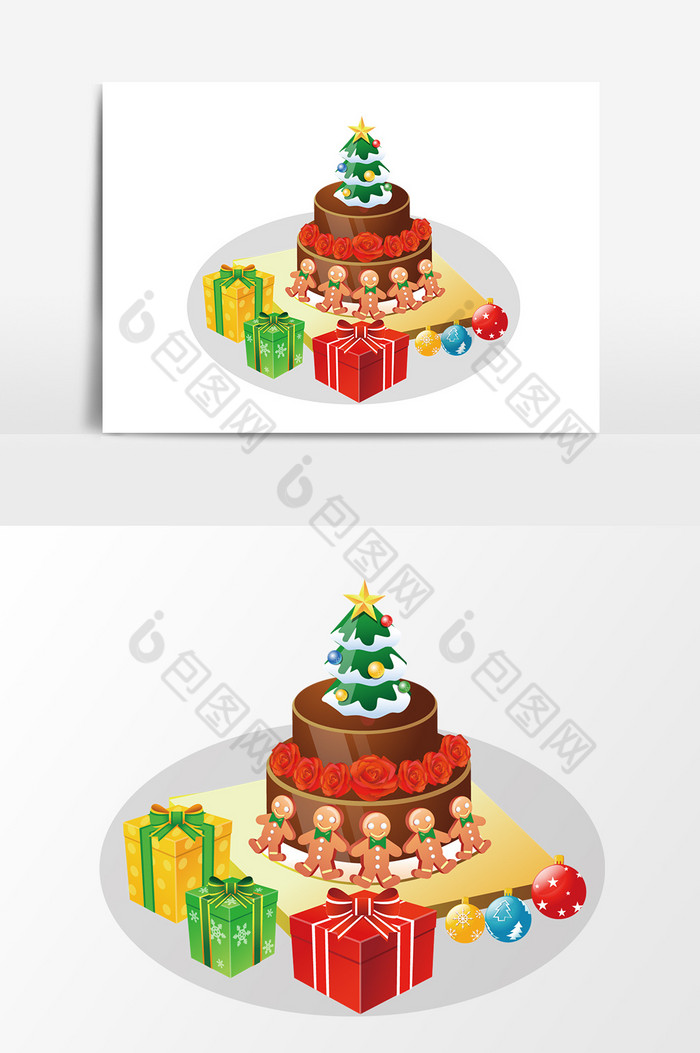 圣诞节蛋糕图片图片