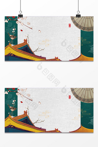 简约复古中国风背景设计图片