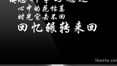 抖音走马歌词切换多彩字幕燃烧我的卡路里