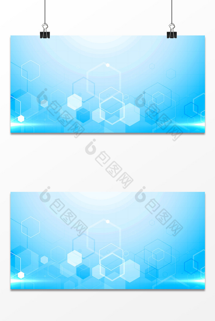 多边形菱形光晕展板图片图片