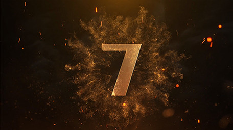 震撼大气E3D倒计时AE模板