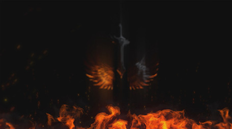 神秘火焰电影片头AE模板