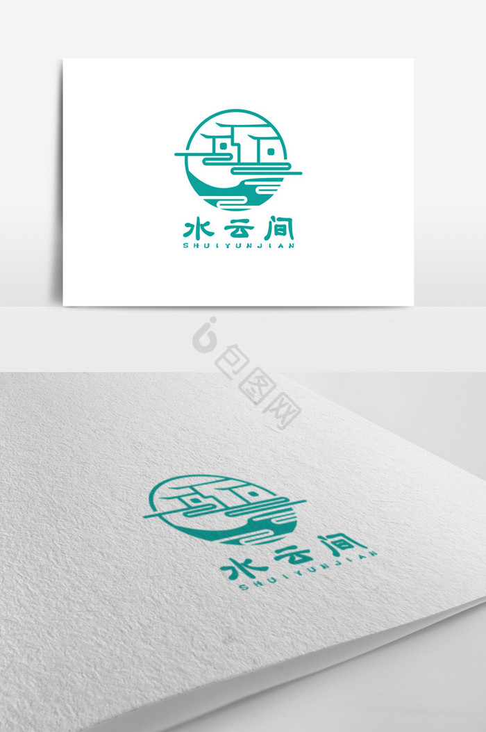 明亮的民宿logo标志