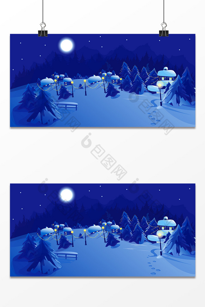 冬季夜空图片图片