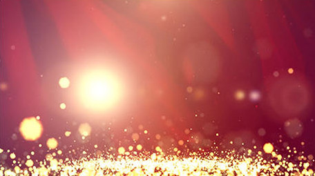 金色字十九大政府工作片头AE模板