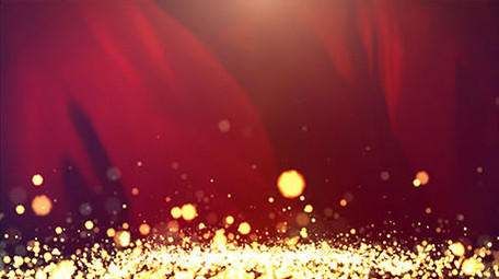 金色字十九大政府工作片头AE模板