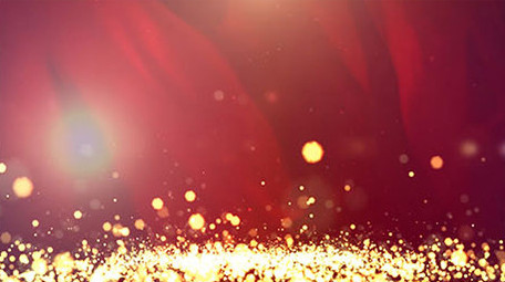 金色字十九大政府工作片头AE模板