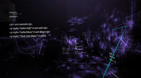 光线穿梭大数据流科技片头