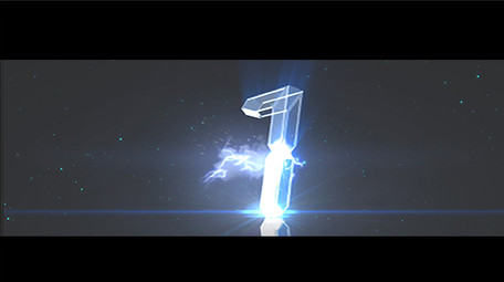 E3D蓝色科技倒计时开场片头AE视频模板