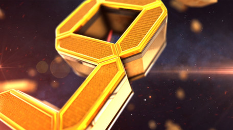 E3D震撼金色盛典倒计时AE模板