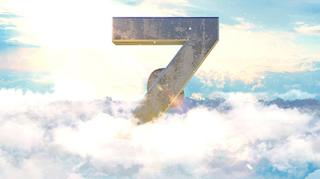 大气云层穿梭10秒倒计时AE模板