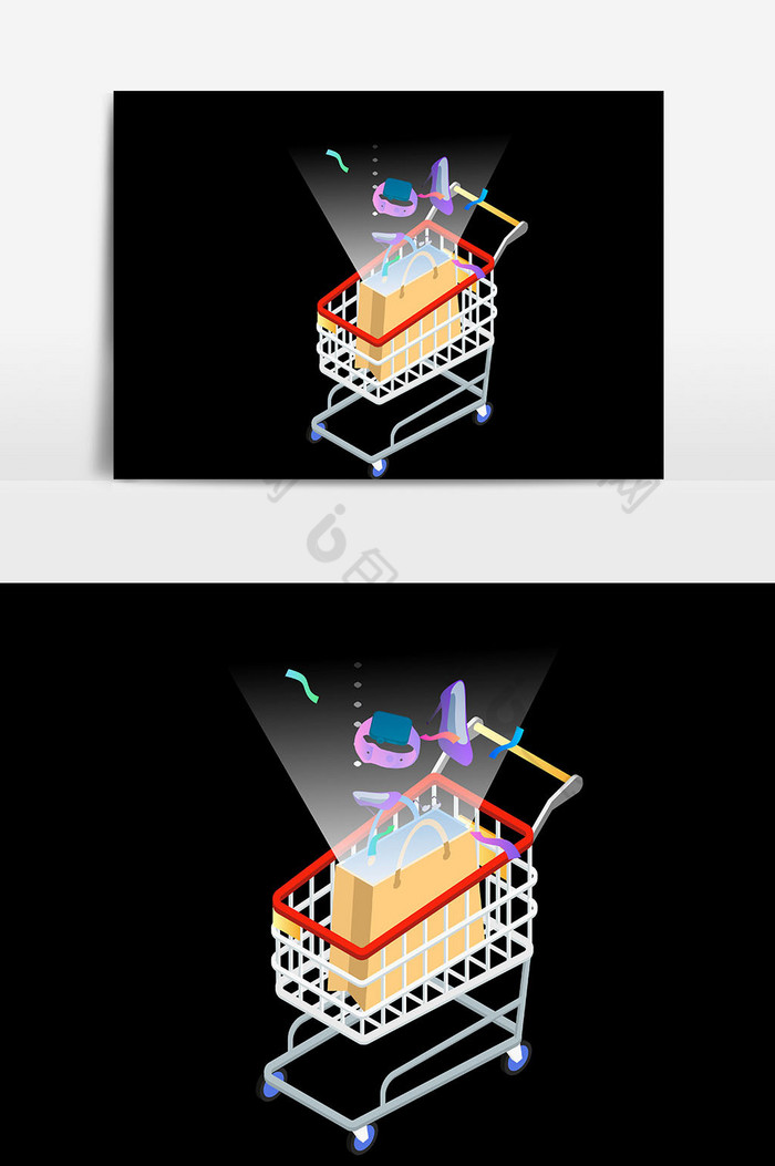 购物车光感透气图片图片