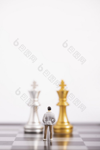 选择抉择创意国际象棋图片