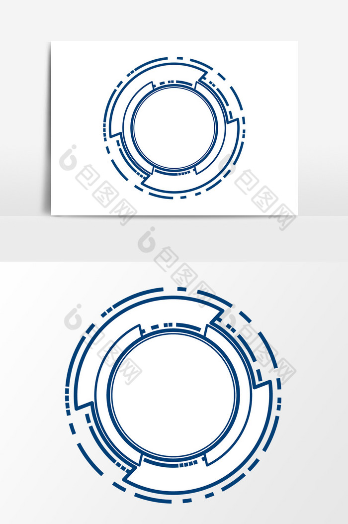 科技感圆形边框图片图片