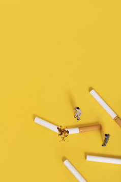 禁烟吸烟有害健康创意图片