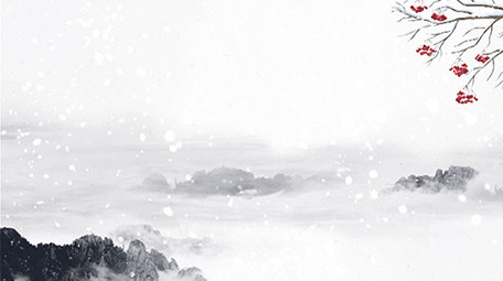 大气中国风冬至粒子出现片头AE模板