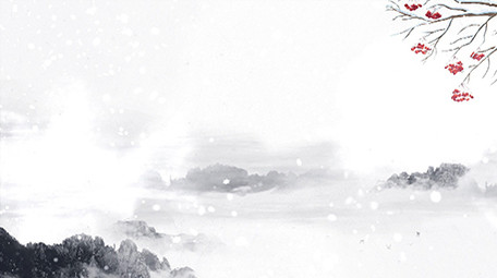 大气中国风冬至粒子出现片头AE模板