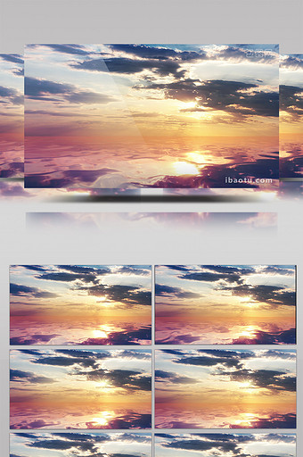 美丽的海边日光风景视频素材图片