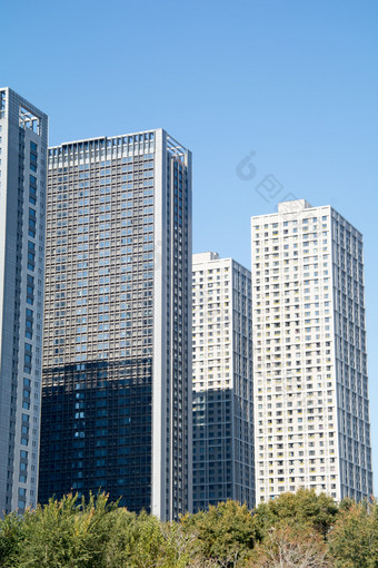 城市高层建筑群