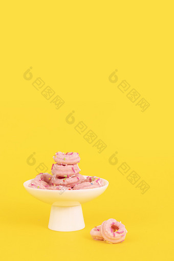 甜甜圈甜点美食创意图片