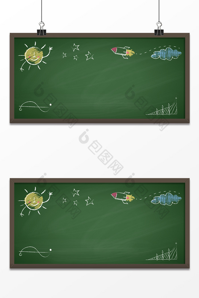 粉笔画黑板学习教育培训图片图片