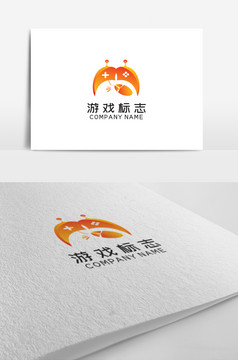 蓝色盒子游戏创意logo设计图片