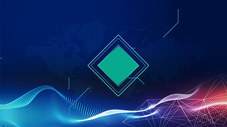 蓝色科技片头logo演绎AE模板