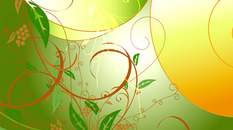 绿色藤蔓蔓延生长动态背景视频LED大屏