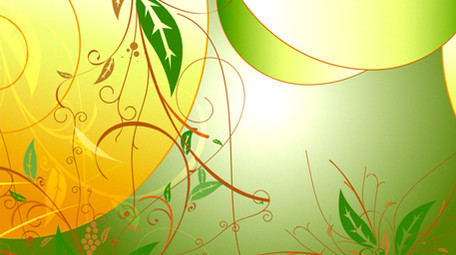 绿色藤蔓蔓延生长动态背景视频LED大屏