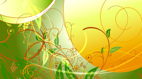 绿色藤蔓蔓延生长动态背景视频LED大屏