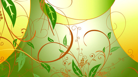 绿色藤蔓蔓延生长动态背景视频LED大屏