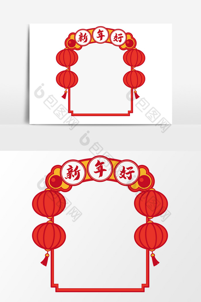 新年边框图片图片